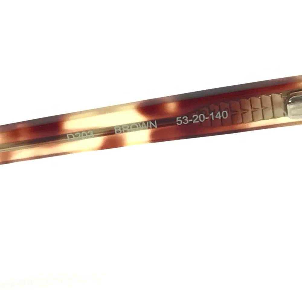 Lucky Brand Eyeglasses Frames D203 BROWN Tortoise Cat Eye Full Rim 53-20-140